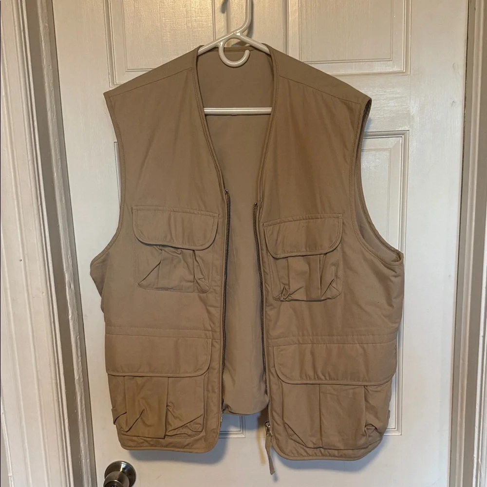 H&M Men's Utility Field Vest - Tan